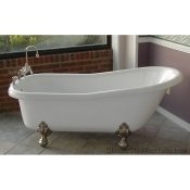 66″ Acrylic Slipper Clawfoot Tub