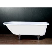 67″ Rolled Rim Cast Iron Clawfoot Tub