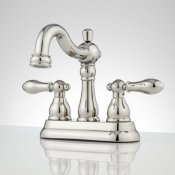 Victorian Collection 4″ Center Set with Popup Drain