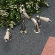 Victorian 8″ Widespread Set w/ Pop Up Drain - KB197
