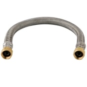 Stainless Steel Braided Flex Tubing - 1/2″ FIP
