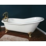 67″ Cast Iron Slipper Clawfoot Tub